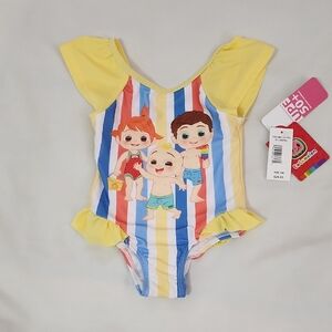 Cocomelon Girl's Swimsuit Size: 12M